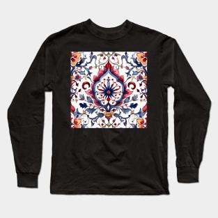 Ottoman Pattern Long Sleeve T-Shirt